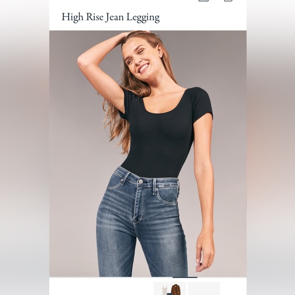 Abercrombie High Rise Jean Legging - Picture 7 of 11